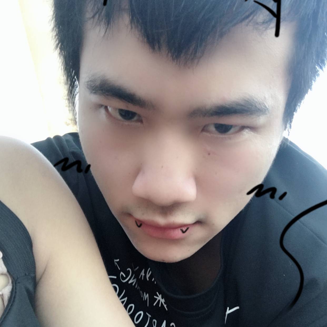 孤独蹙眉旧颜的照片