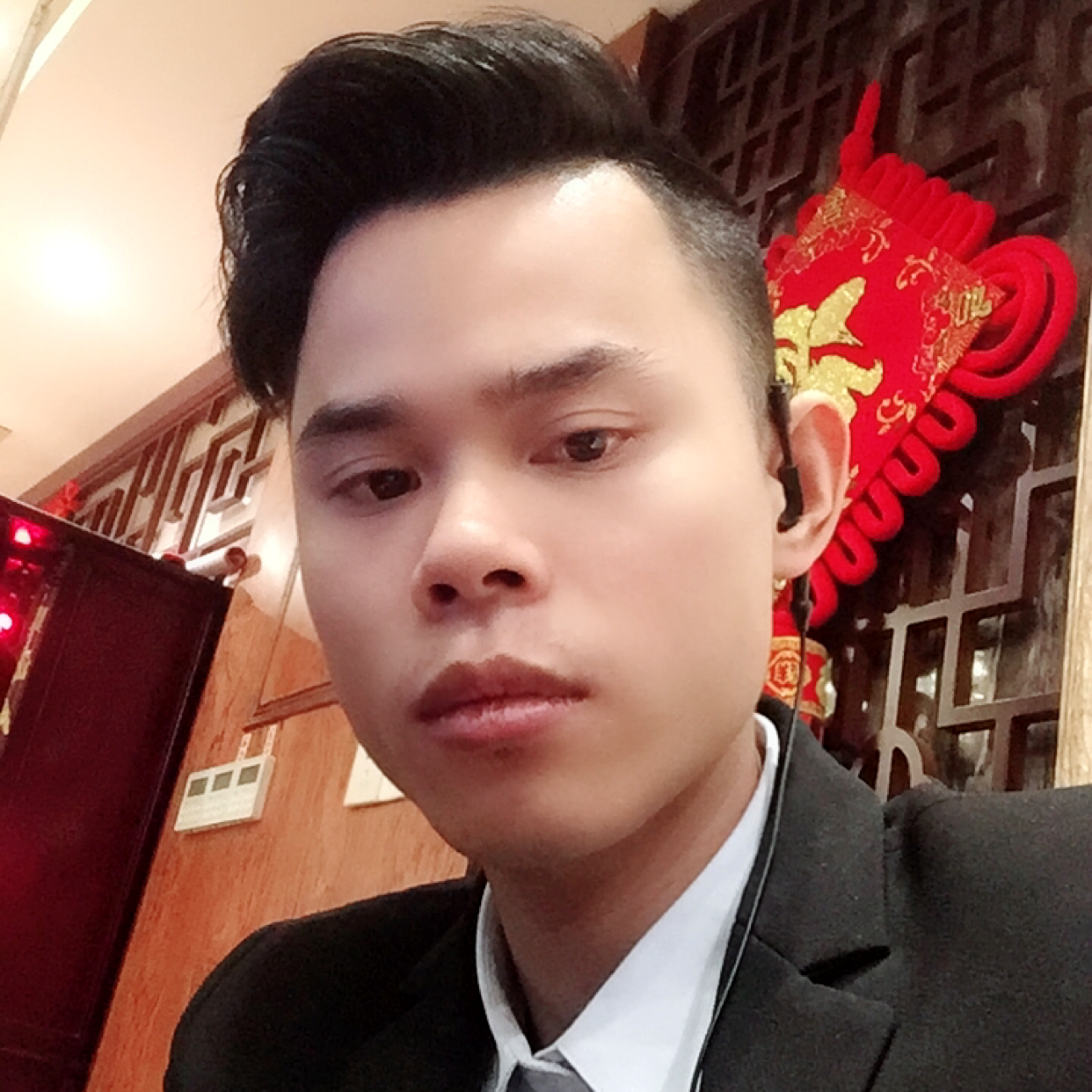 现实打情话的照片