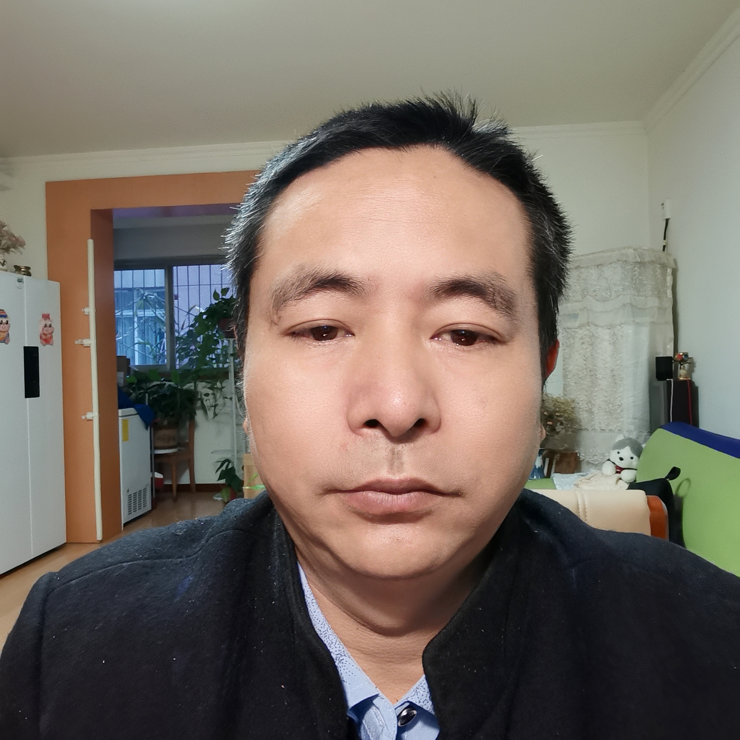 机器猫有粗犷的照片
