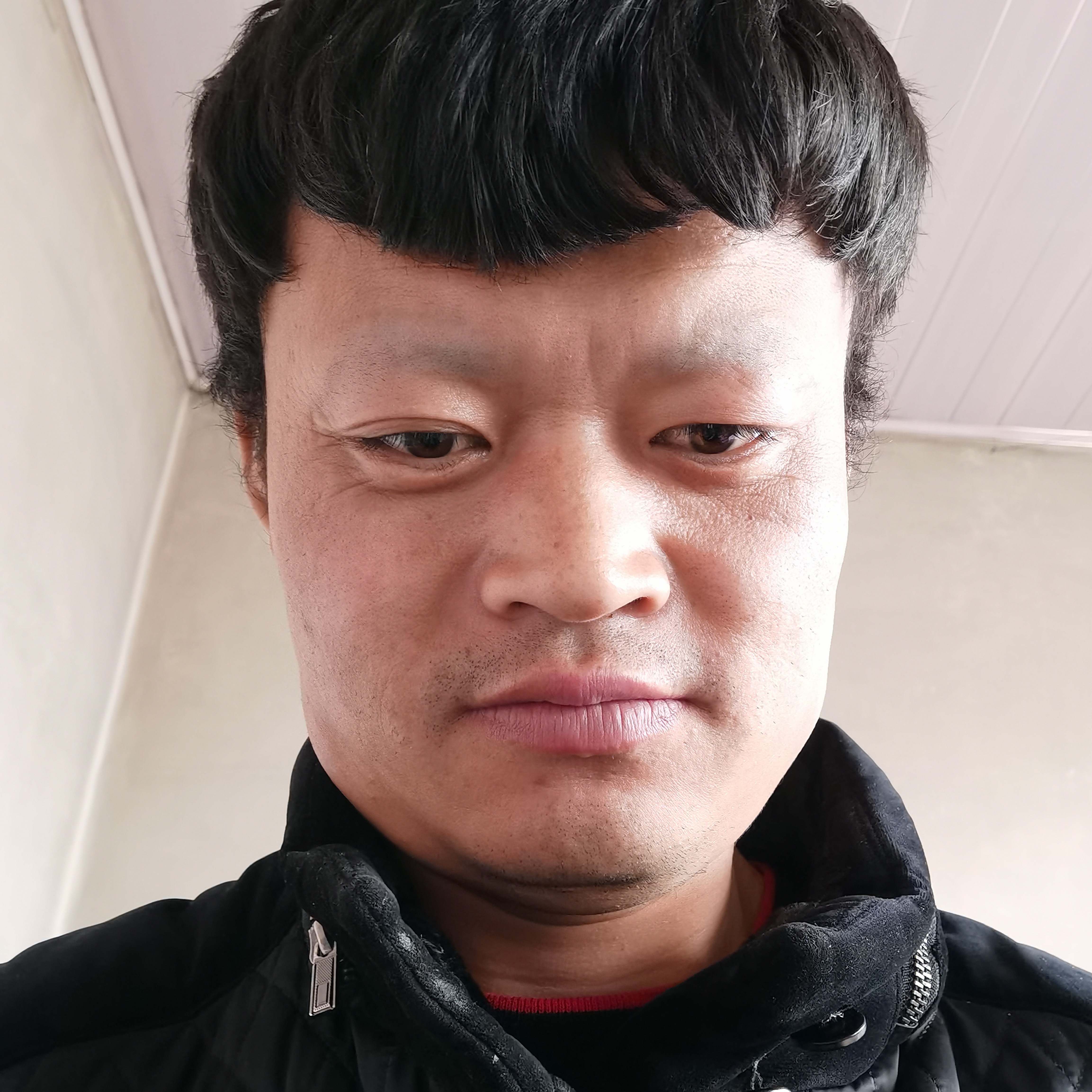 青花拿现实的照片