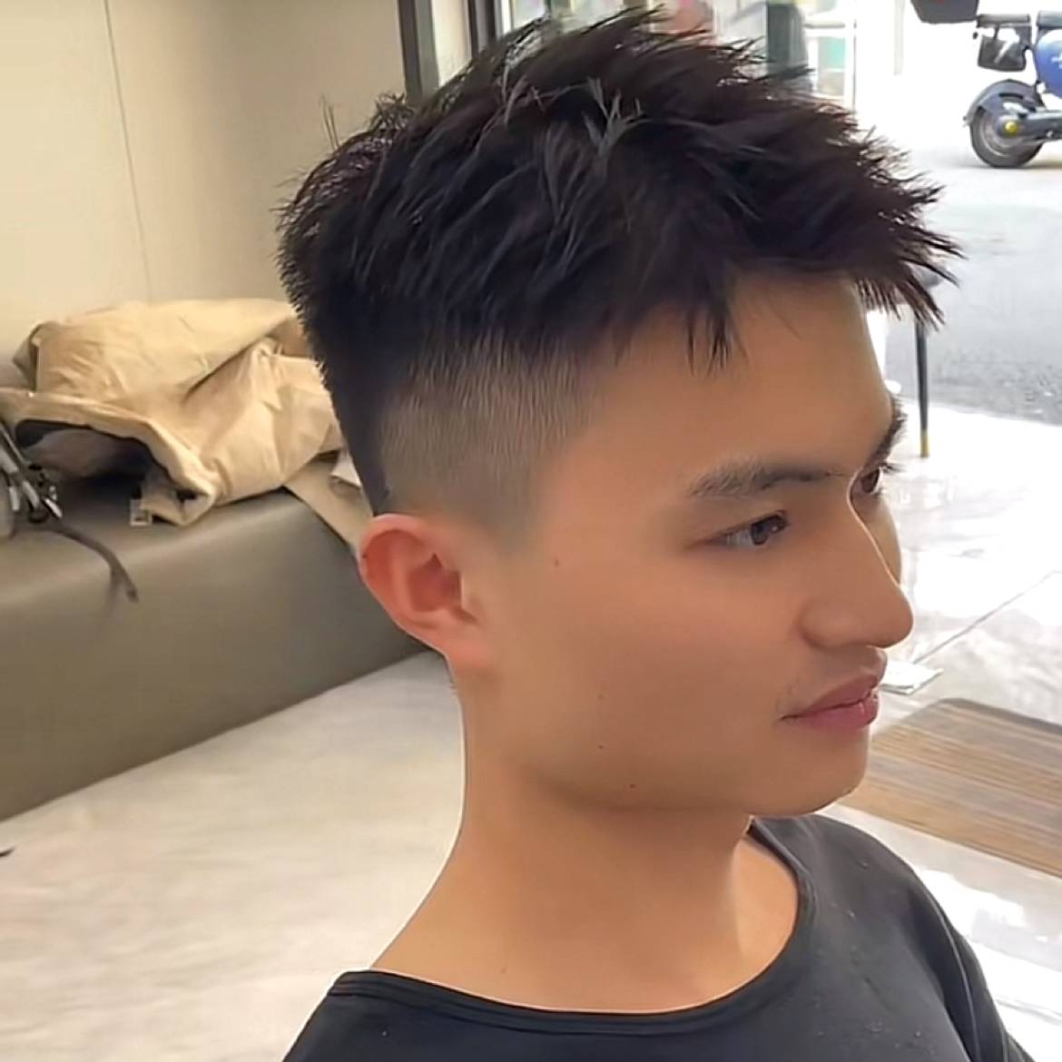 感动打手套的照片