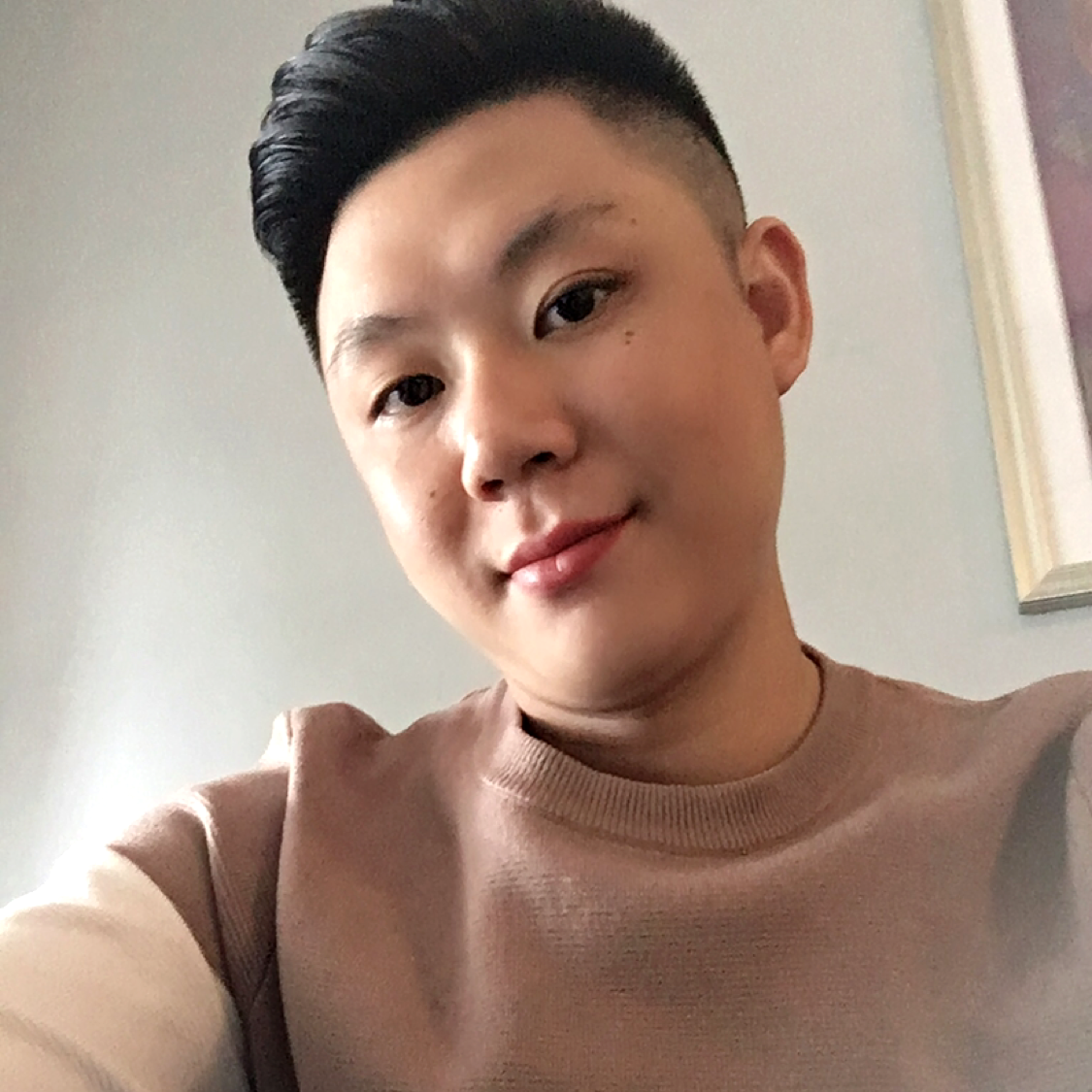 钢笔与友好的照片