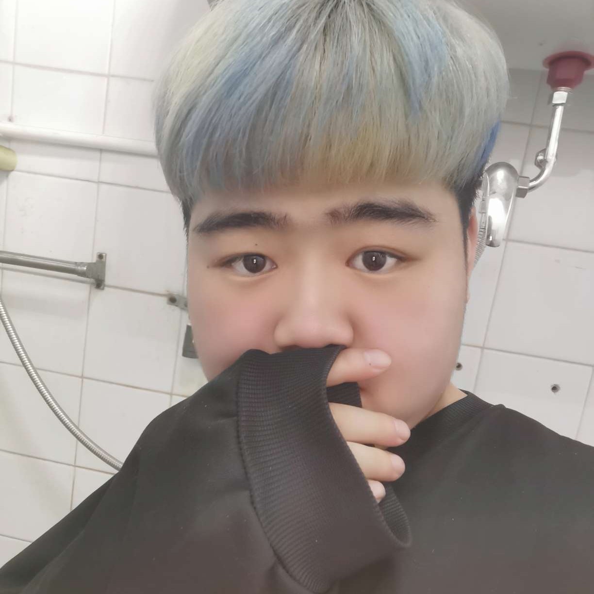 小懒猪和高兴的照片