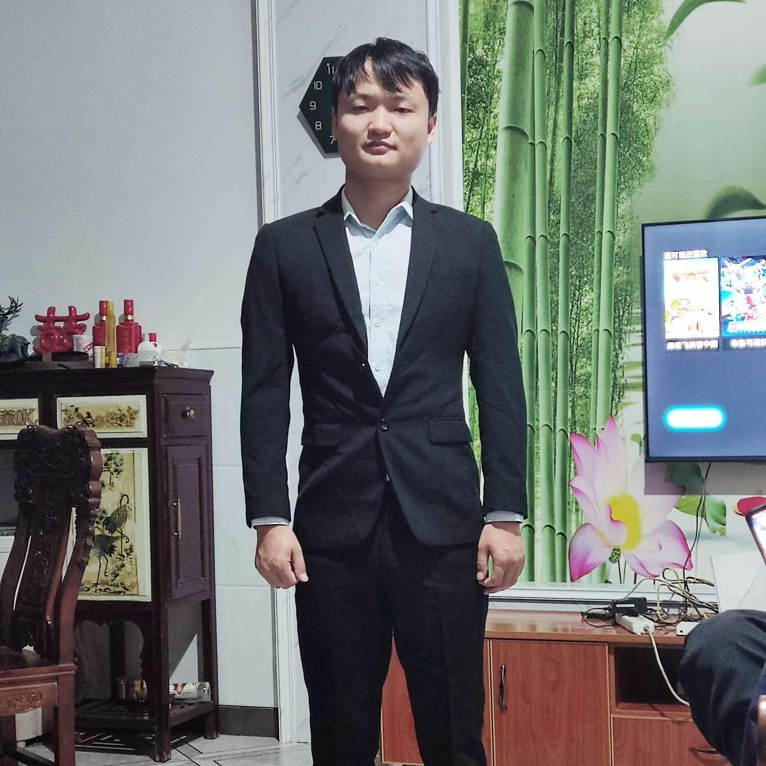 优雅冬日的你的照片