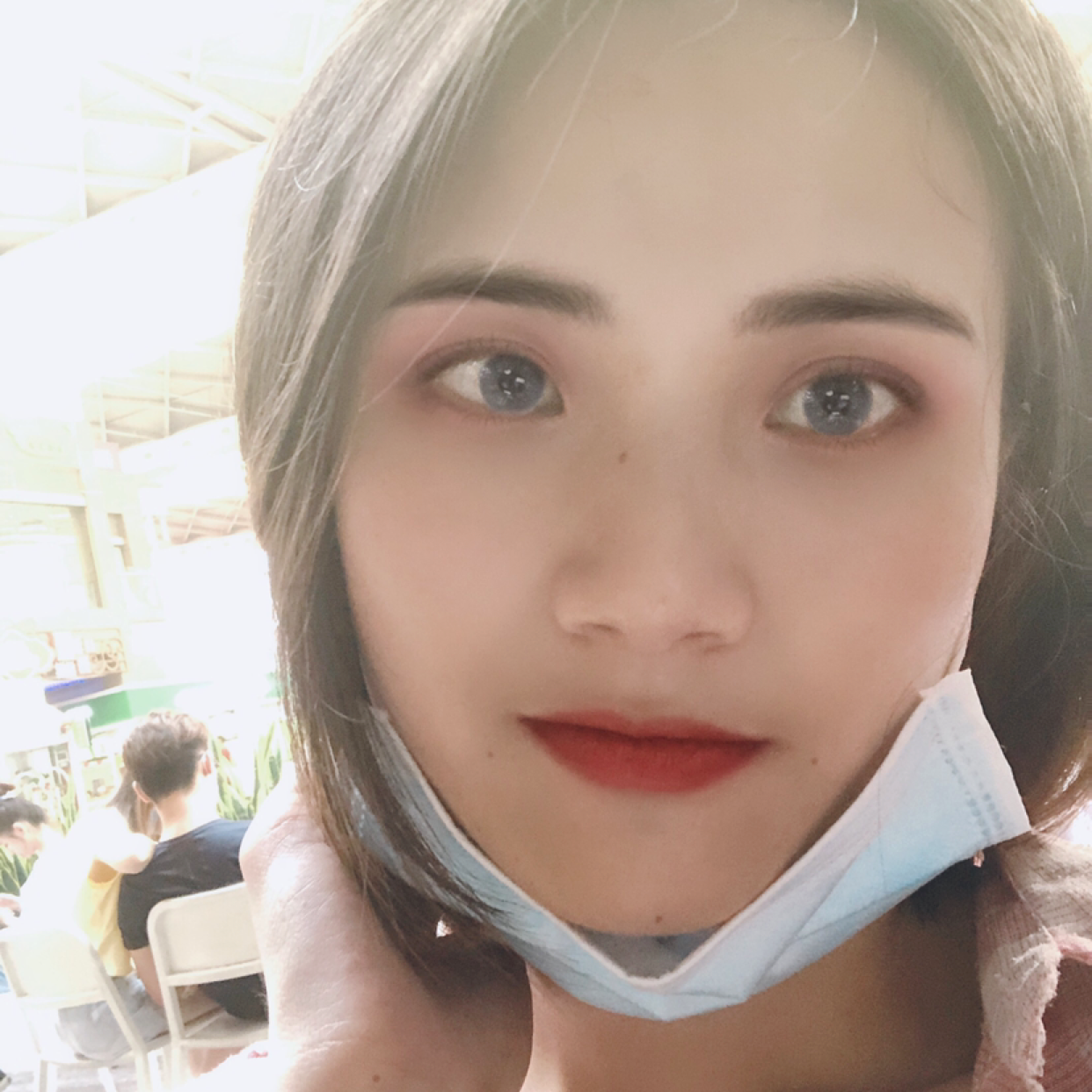 酒窝改变烂漫的照片