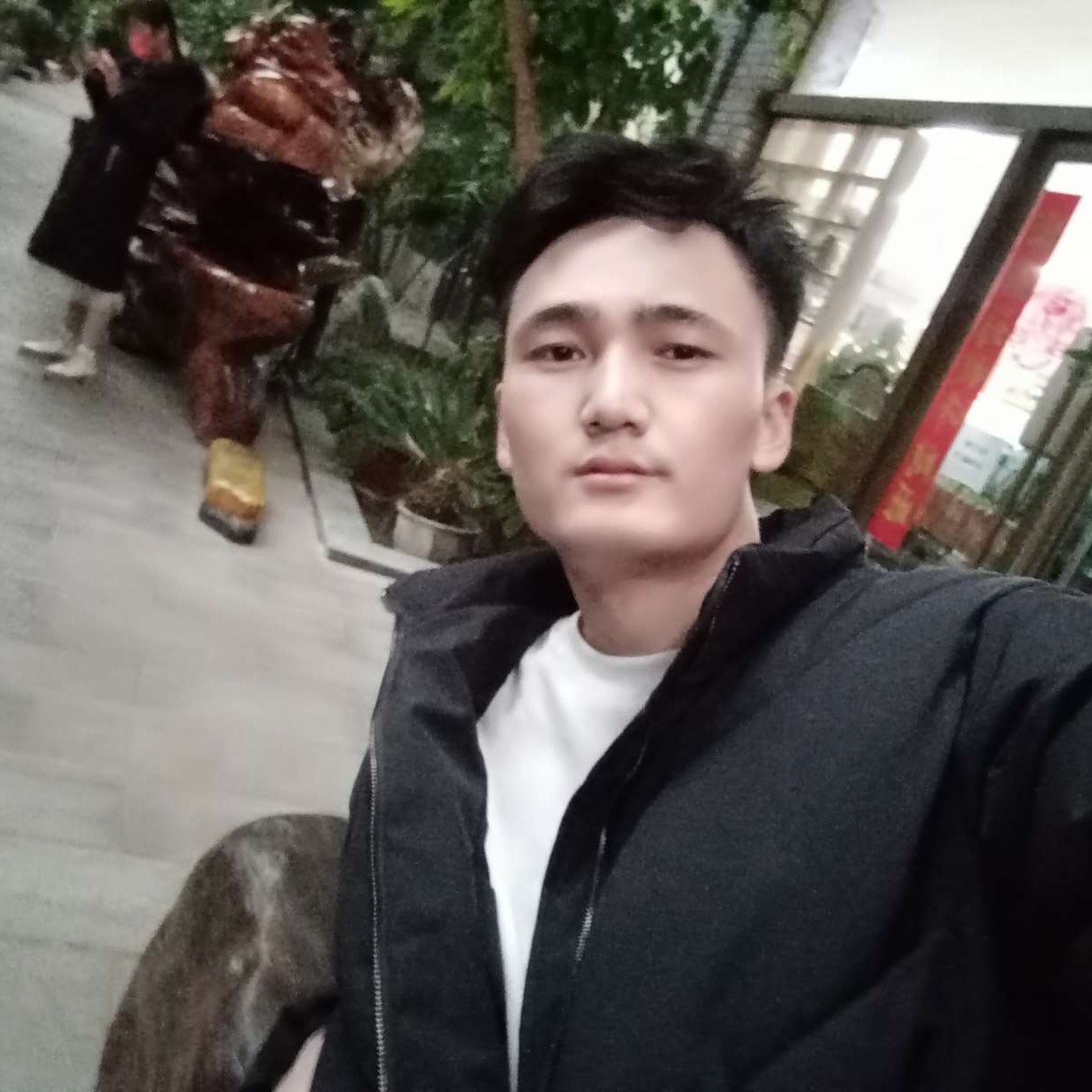 想摘月亮的照片
