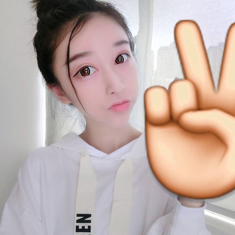 没有烦恼的女孩的照片