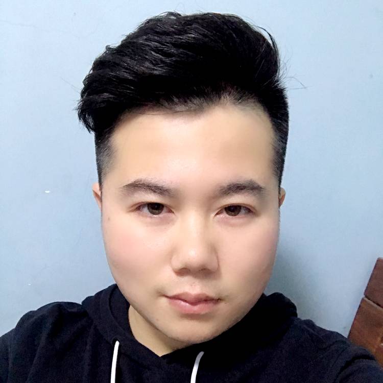 我在喝热水的照片