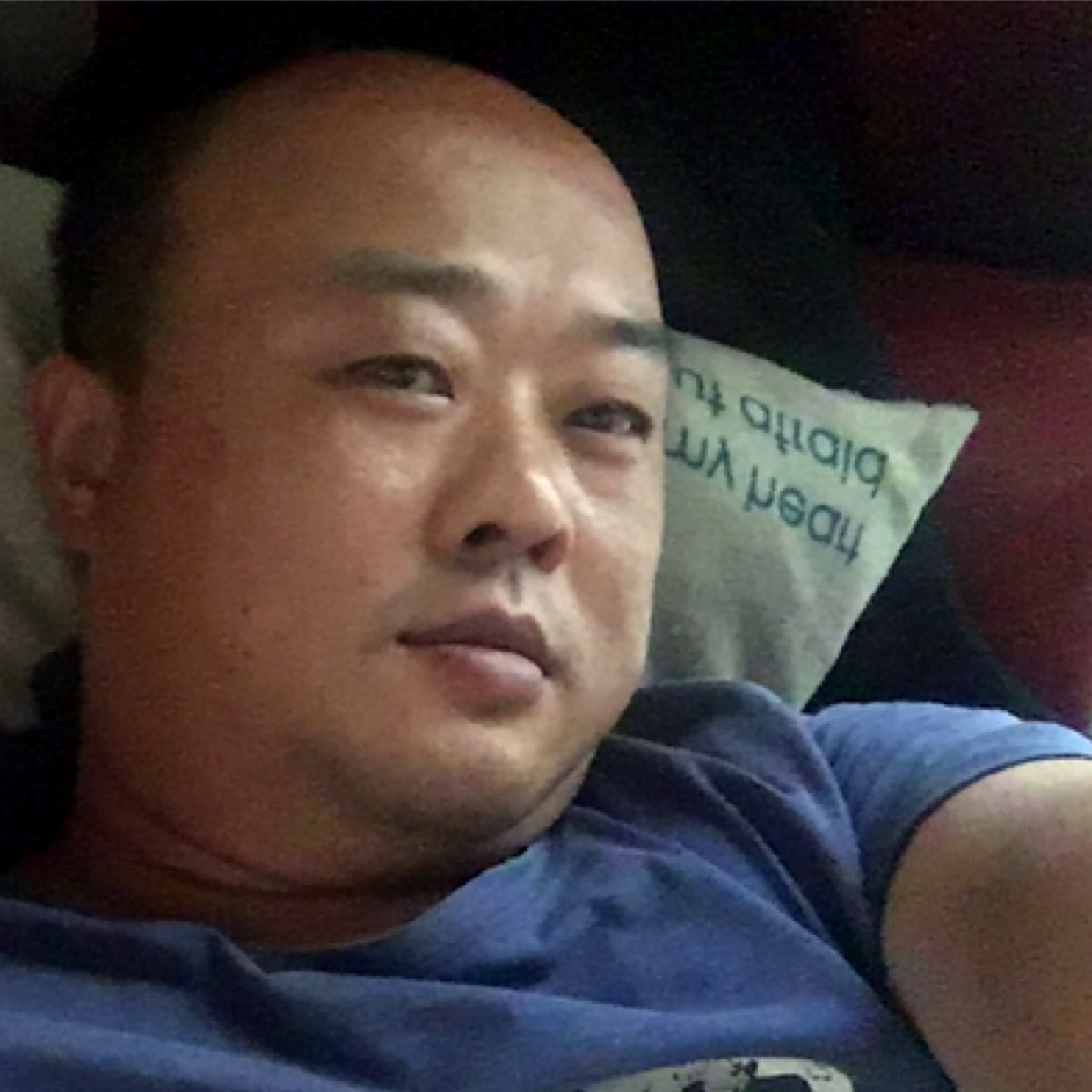 陶醉和电脑的照片