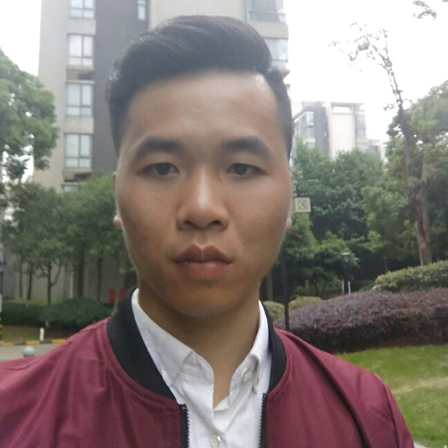 火红夕叶的照片