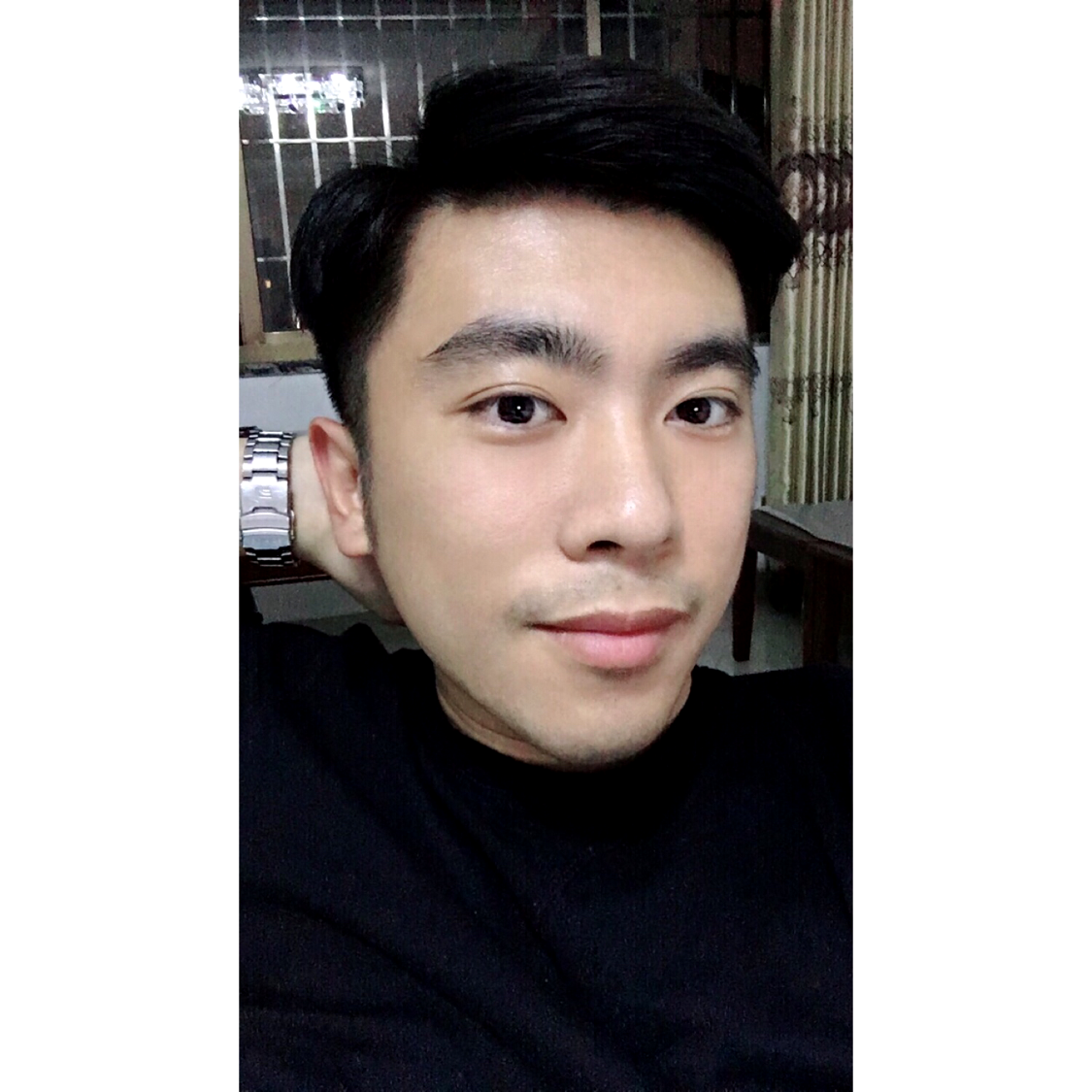 男的短发的照片