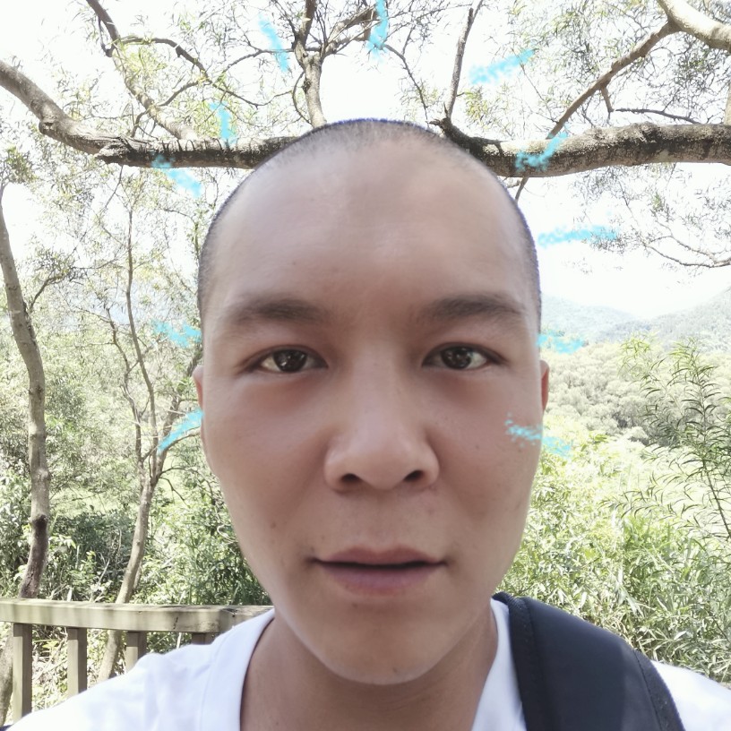 蓝天凝眸个性的照片