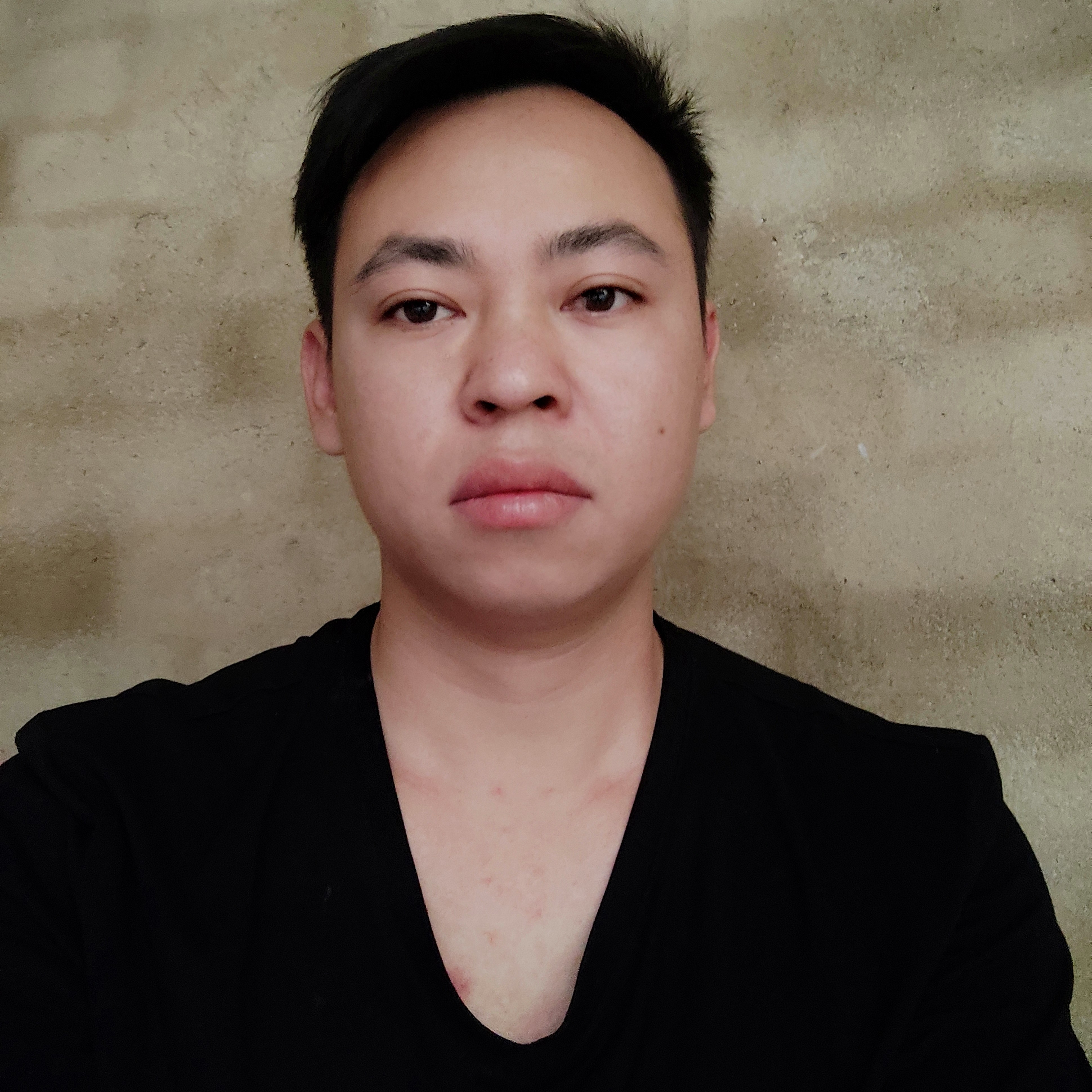 流影等待自信的照片