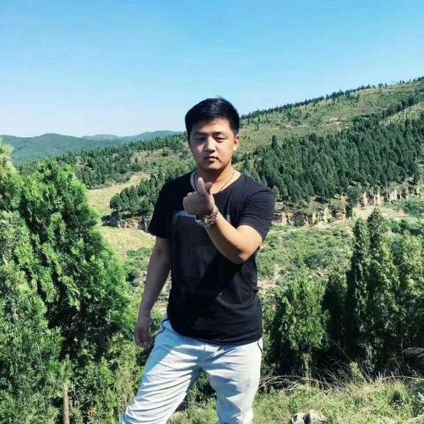 夕阳下的你的照片
