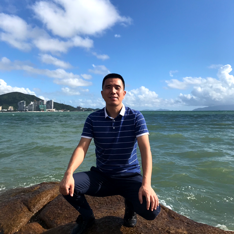 单手指月的照片