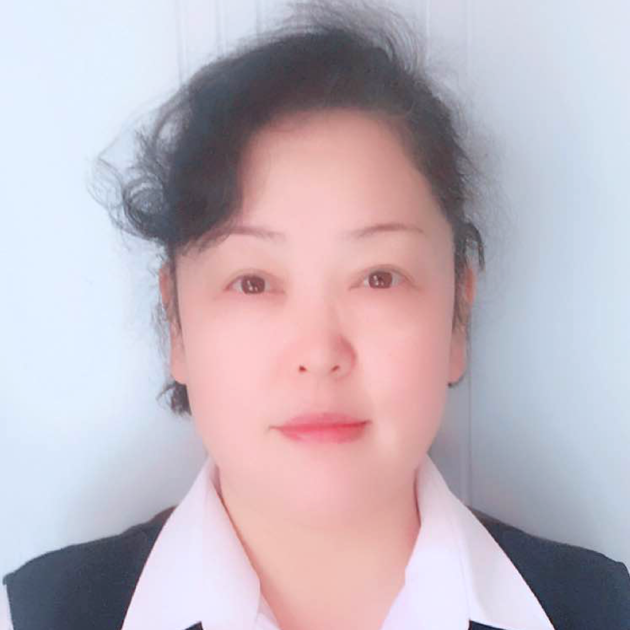 开心的老太婆的照片