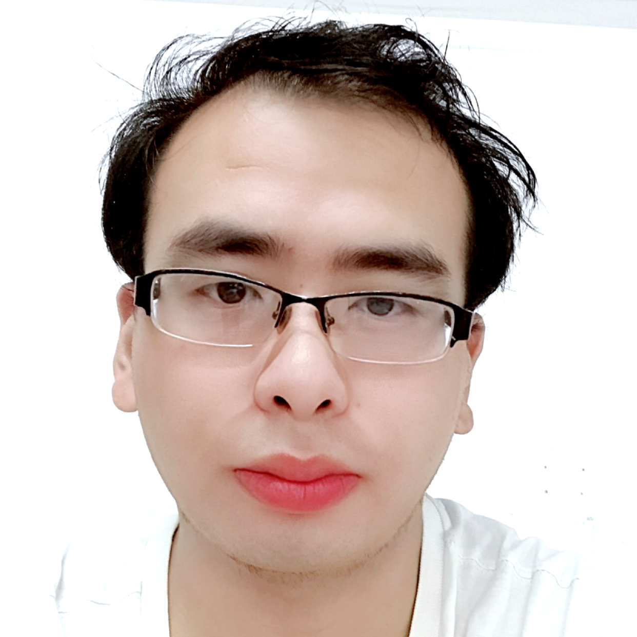 俏皮笑电话的照片
