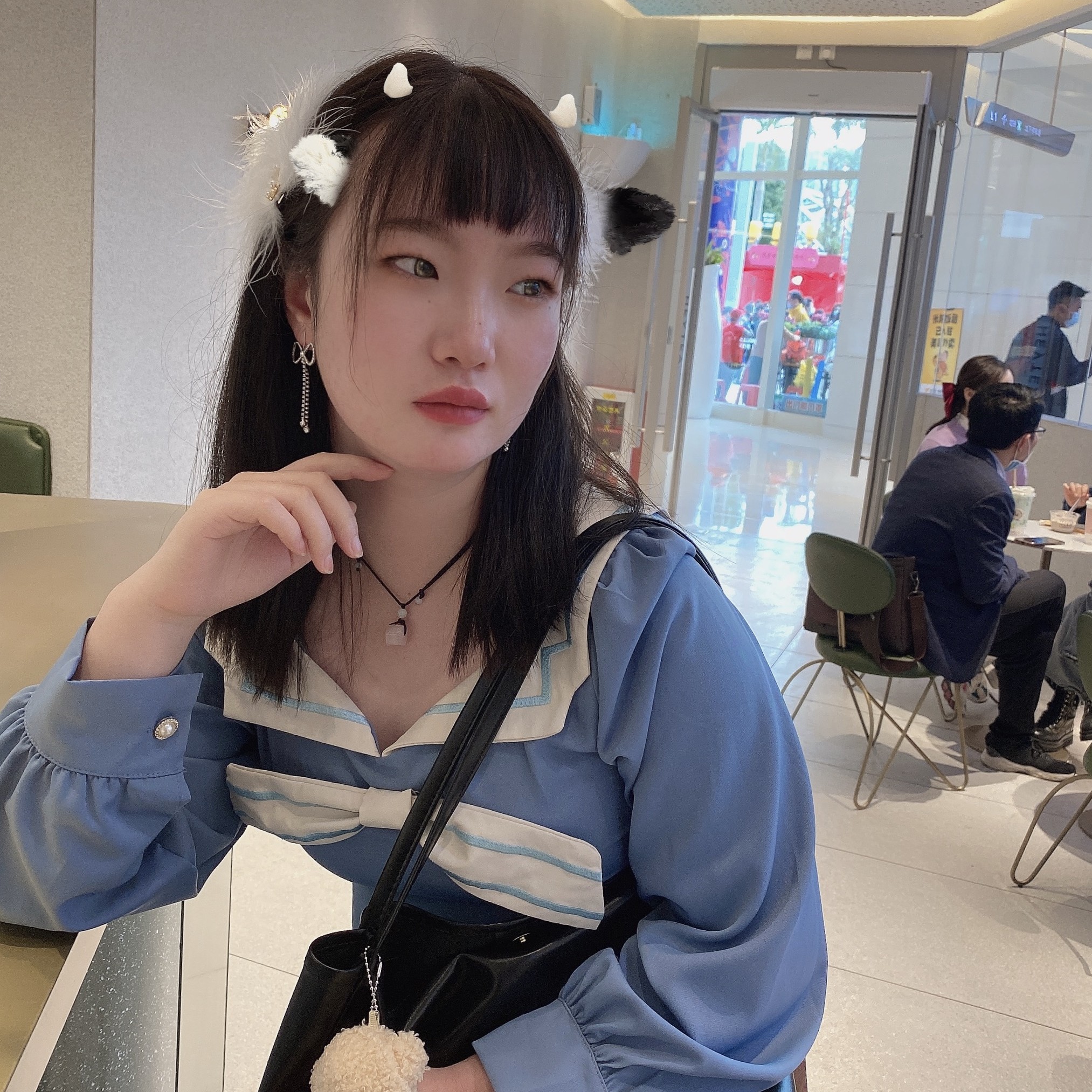超级可爱的青青子的照片