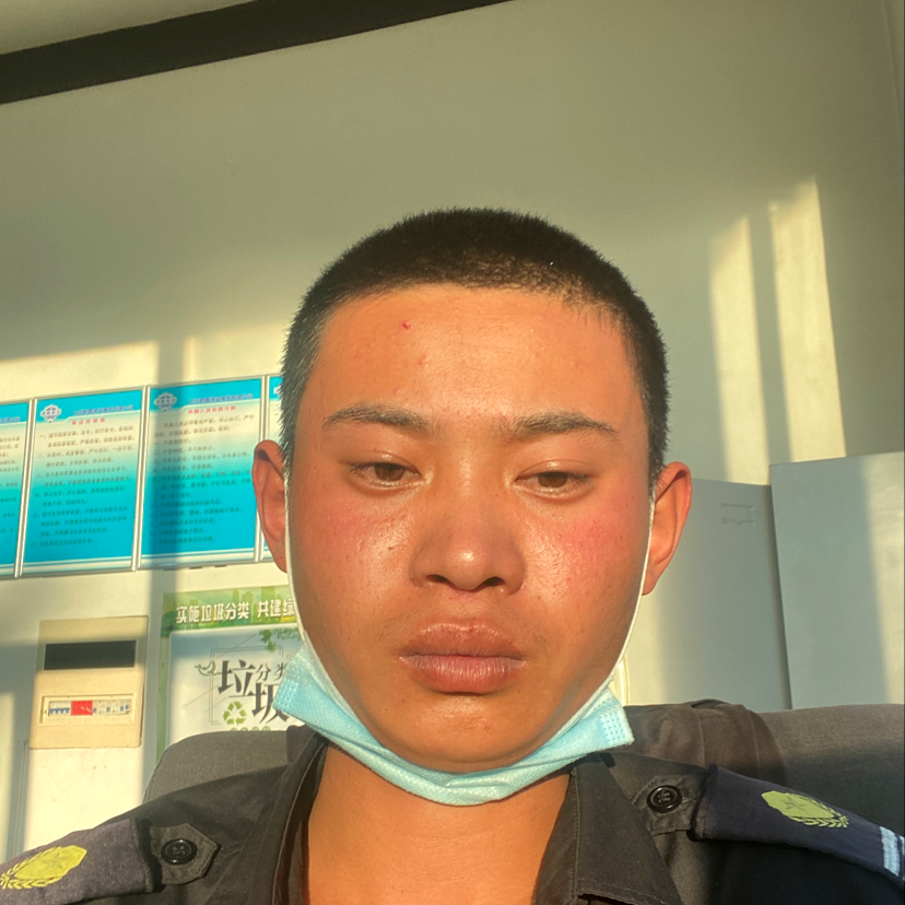 热情回首绿草的照片