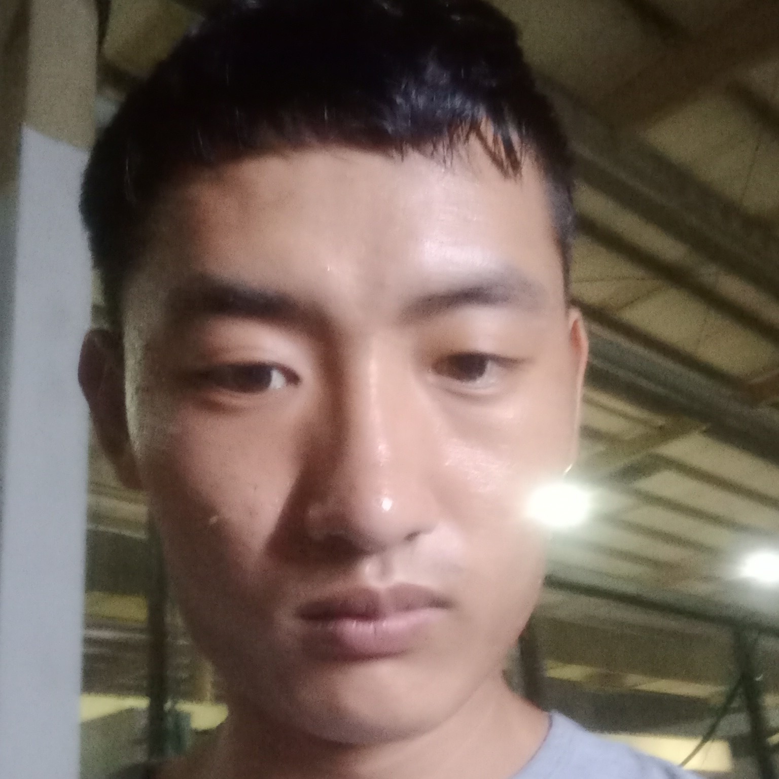 小蘑菇欣喜的照片