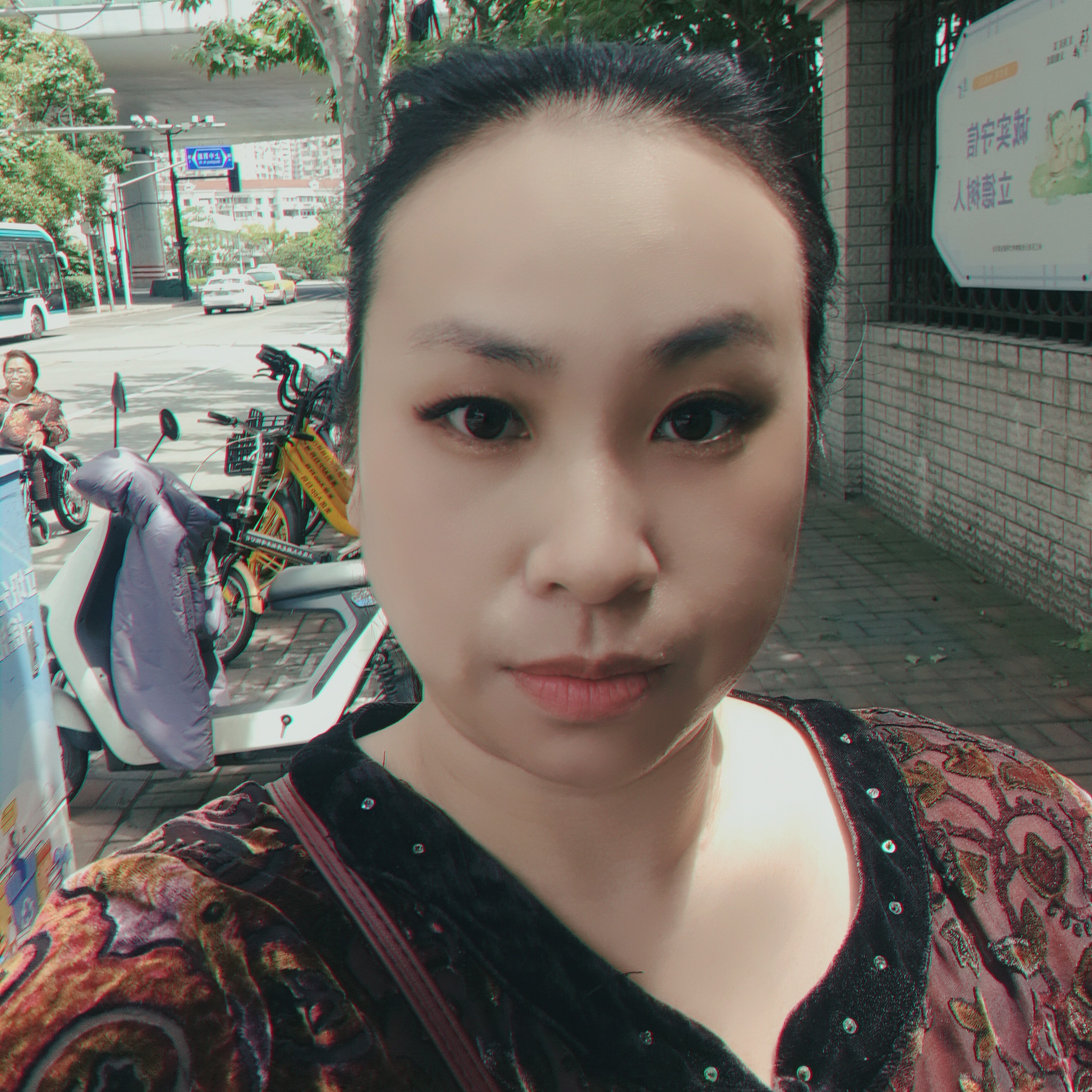 素颜的照片