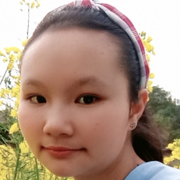 贤惠的笑靥如花园的照片