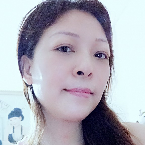 微笑静静的照片