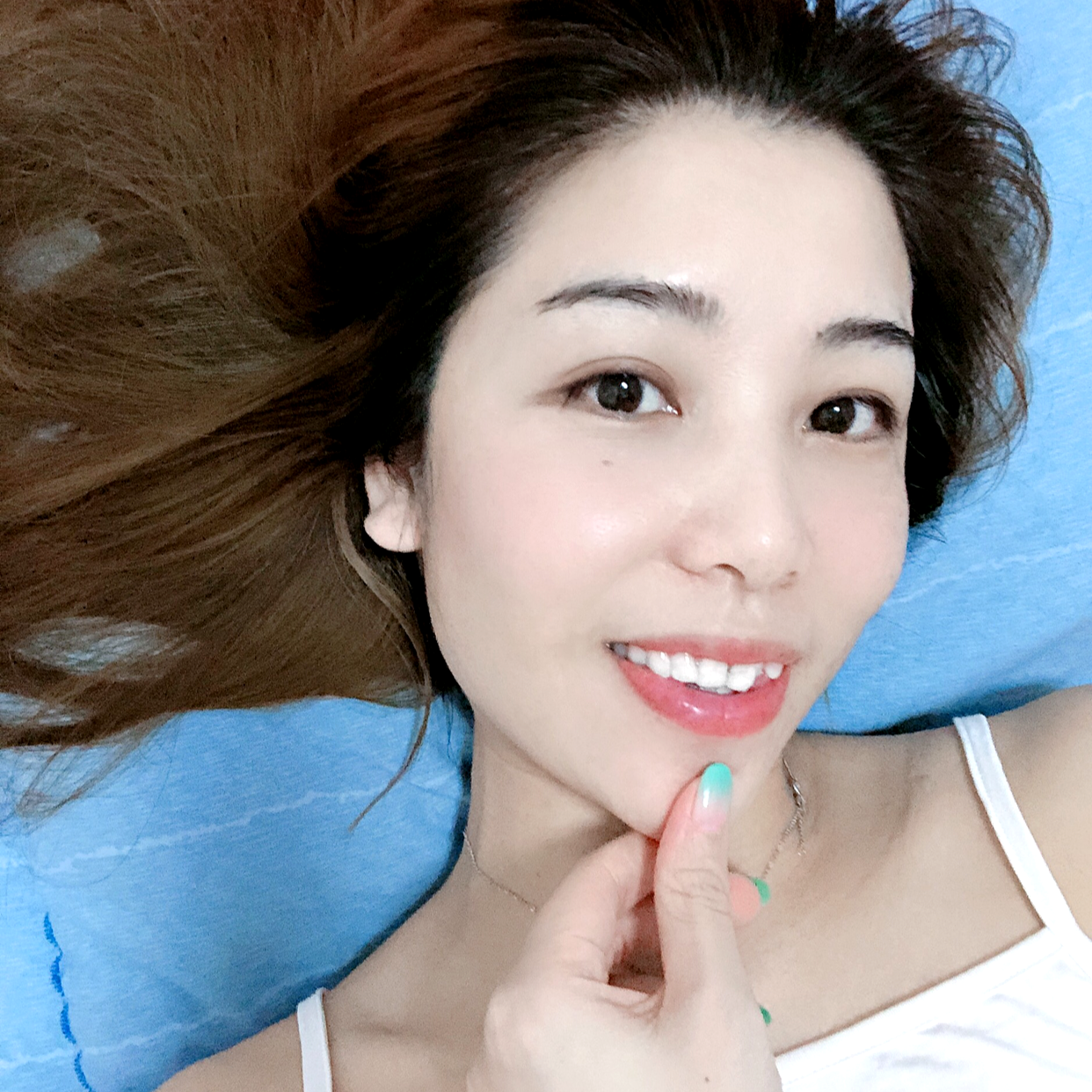 夕阳漫步震动的照片