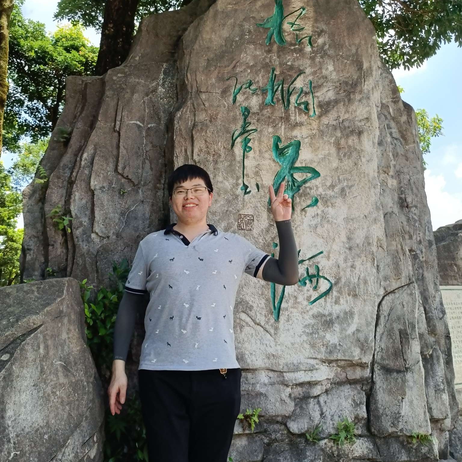寂寞笑白猫的照片