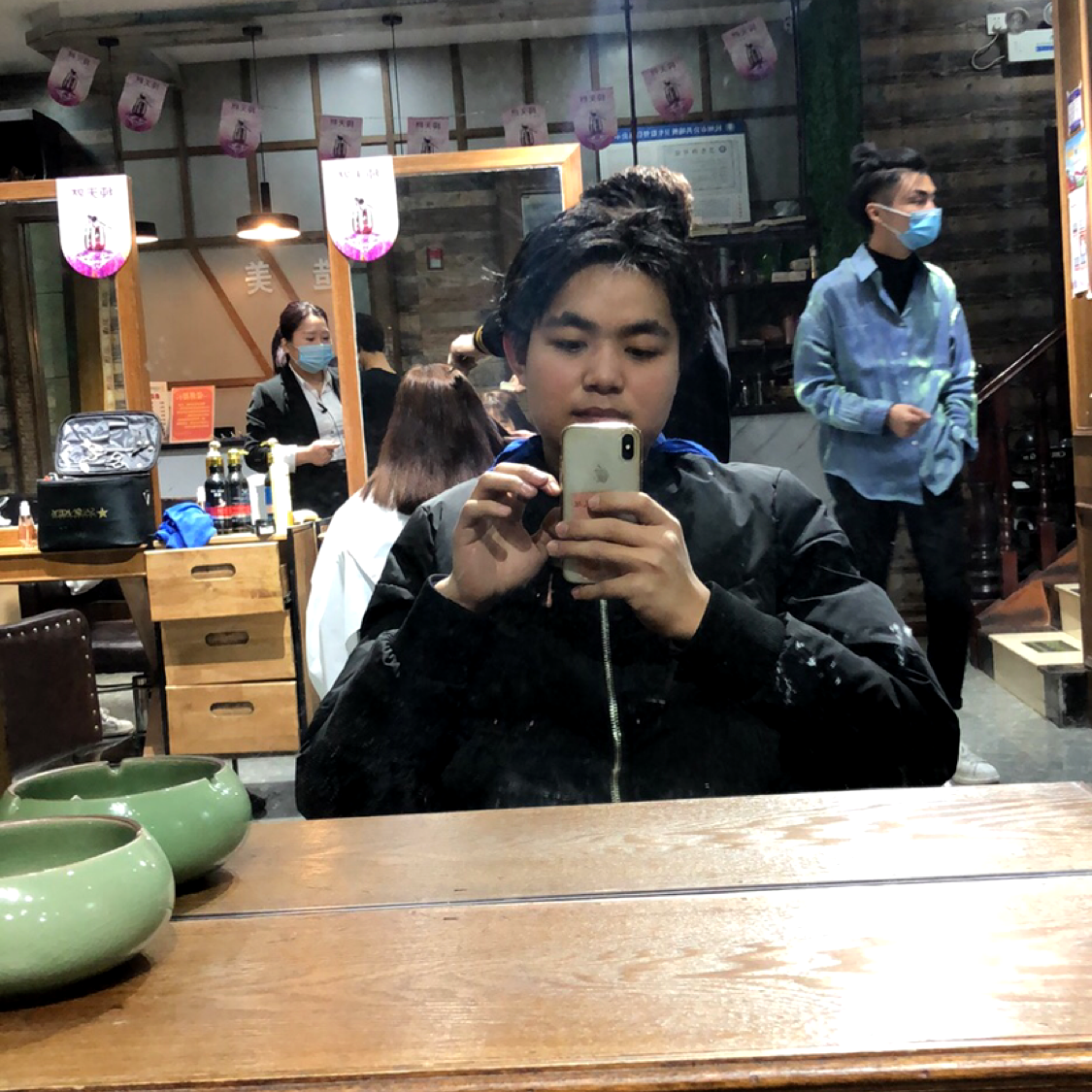 镜子勤劳的照片