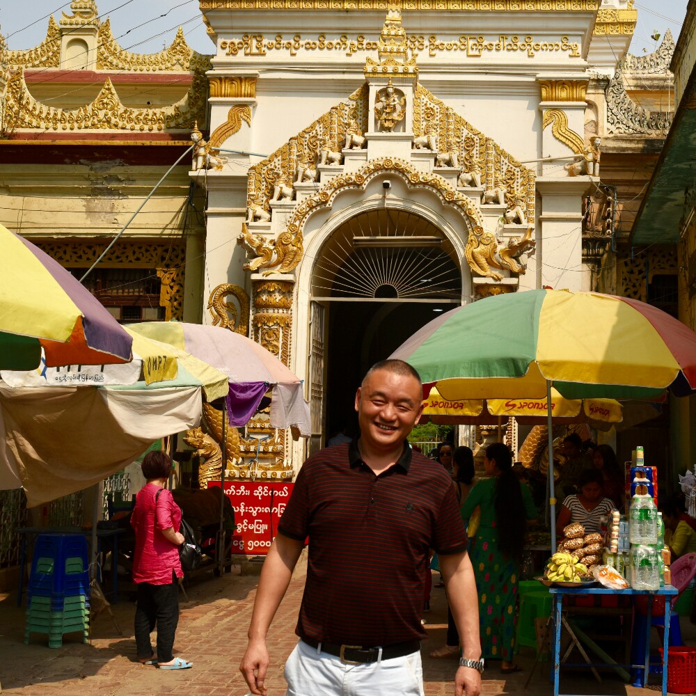 风中的飘逸的照片