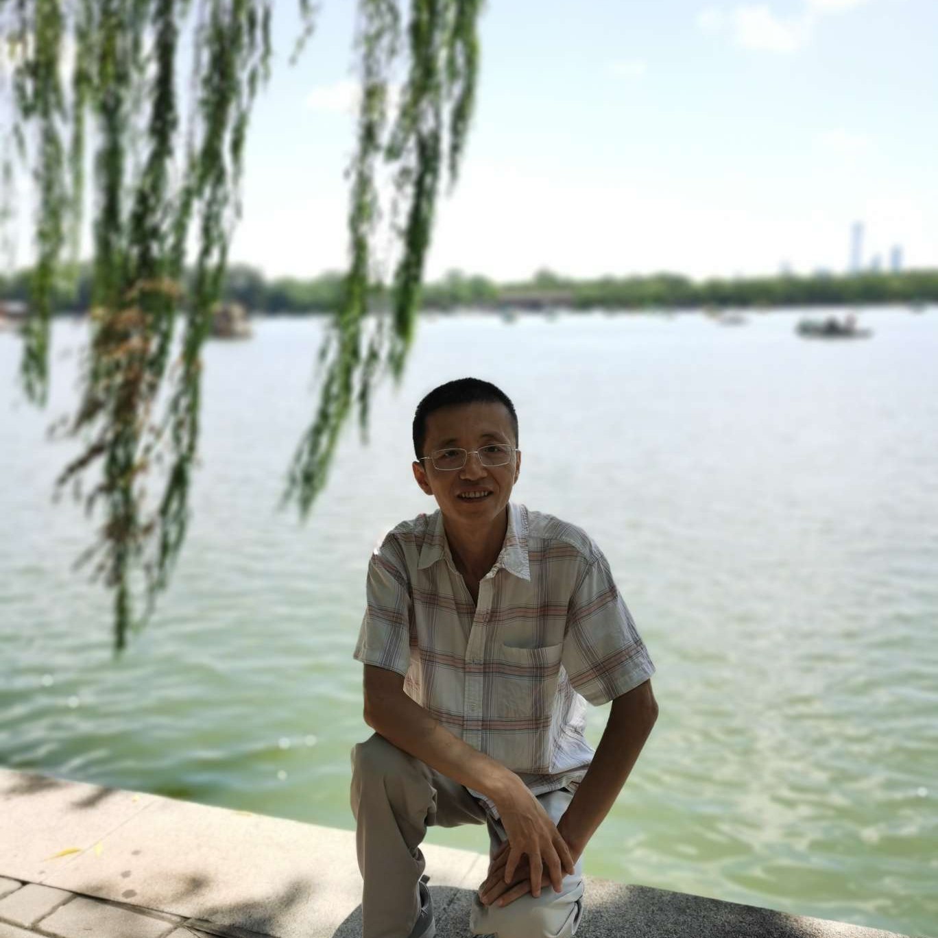 绿叶随风的照片