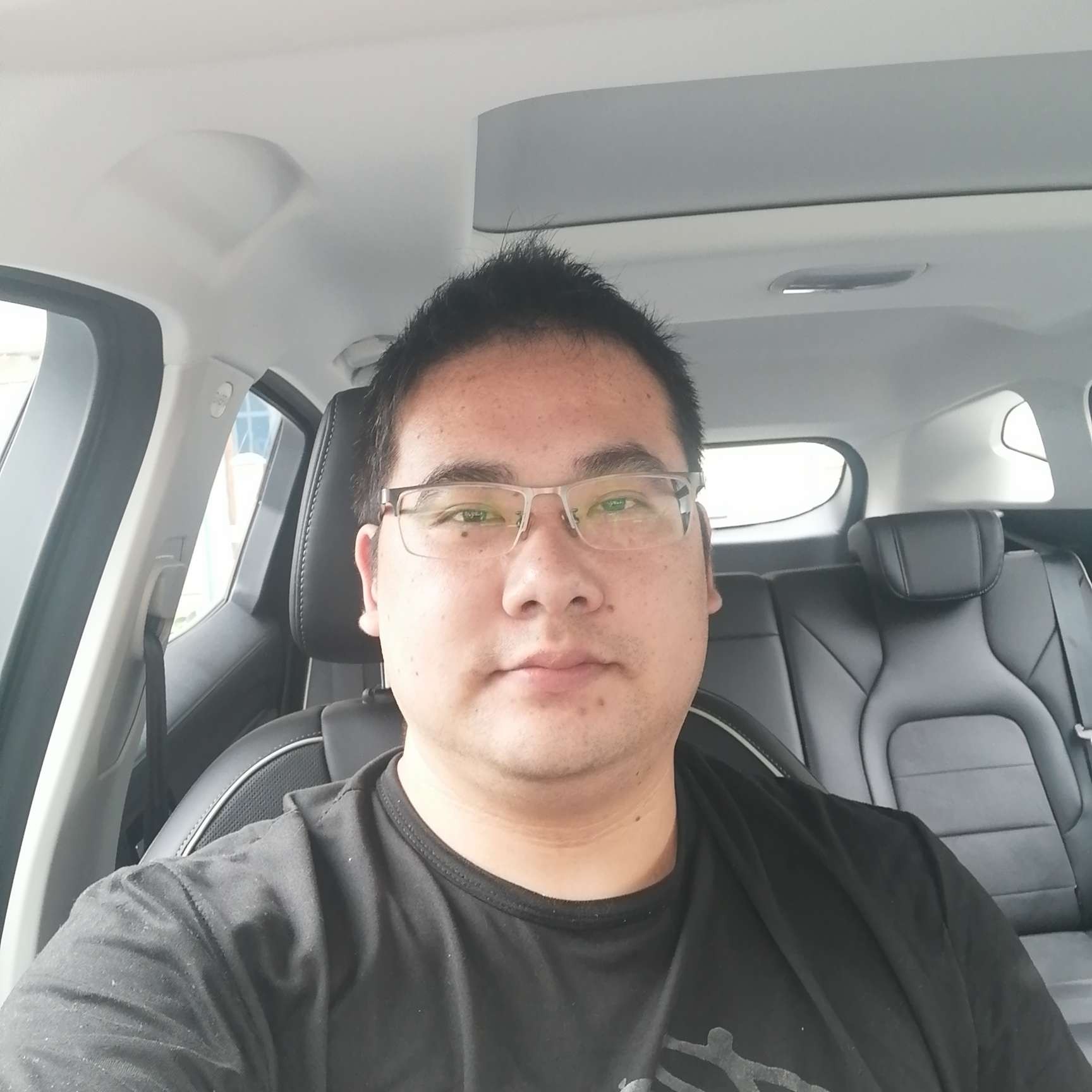 殷勤打墨镜的照片