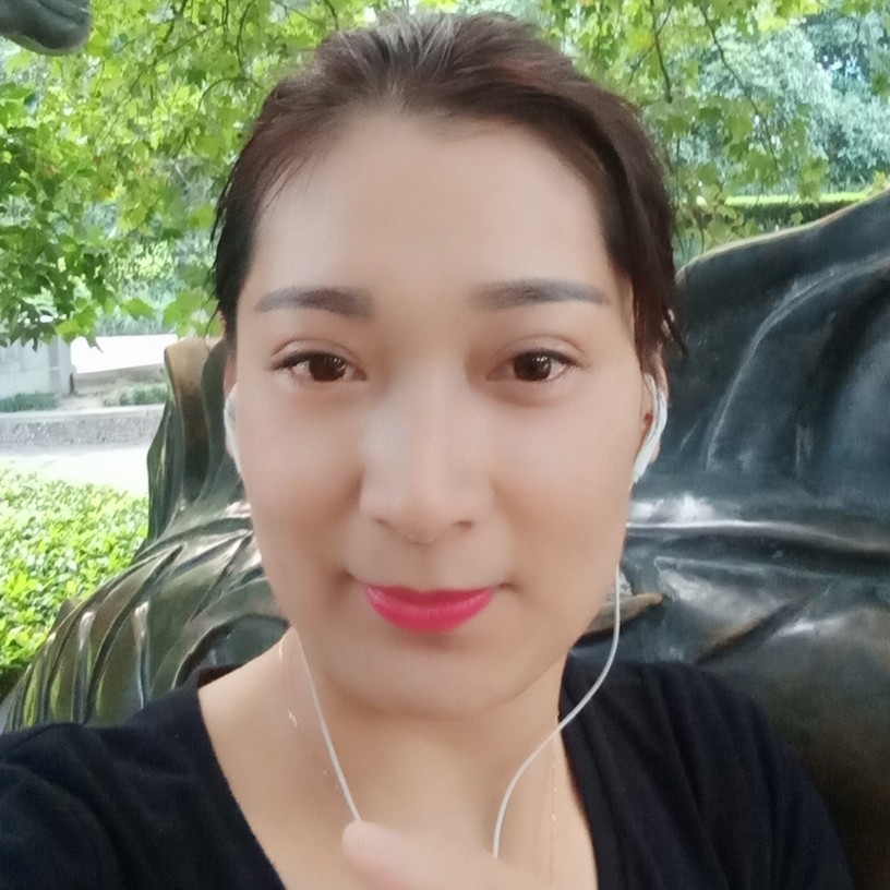 秀发微笑的照片