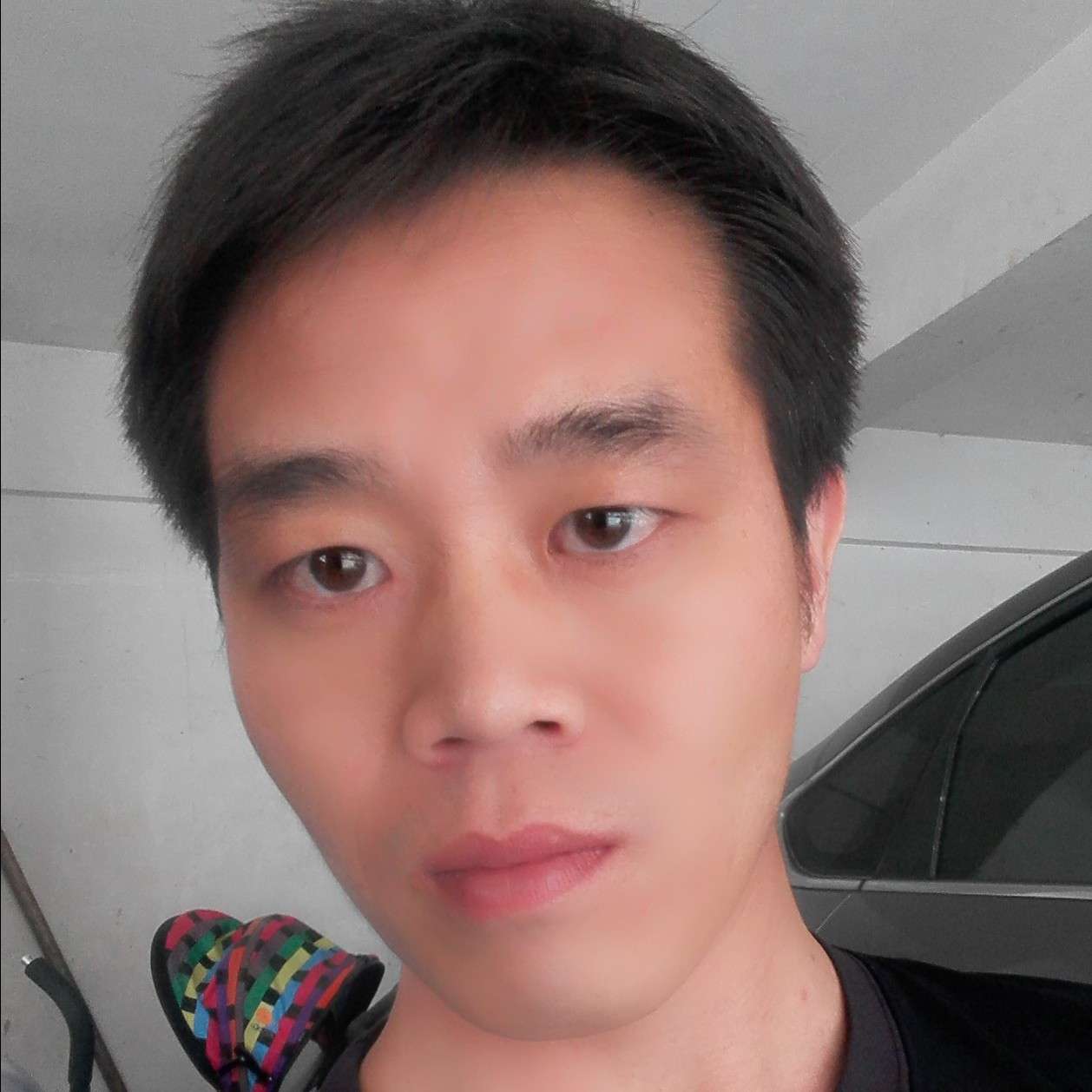 简单方微笑的照片