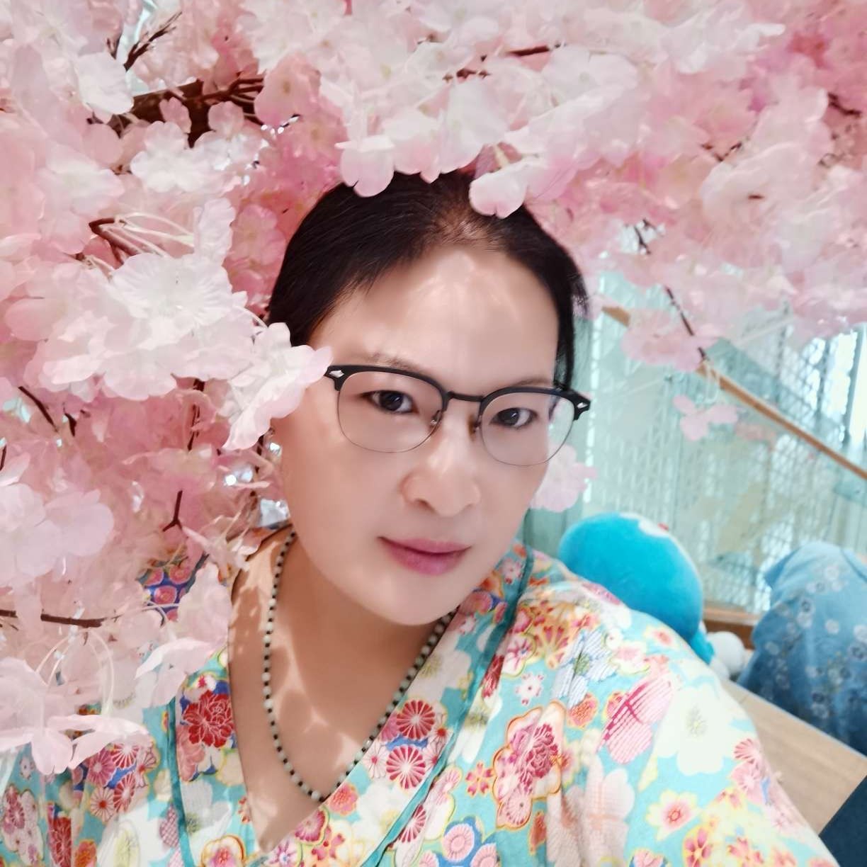 善良的兰花花的照片