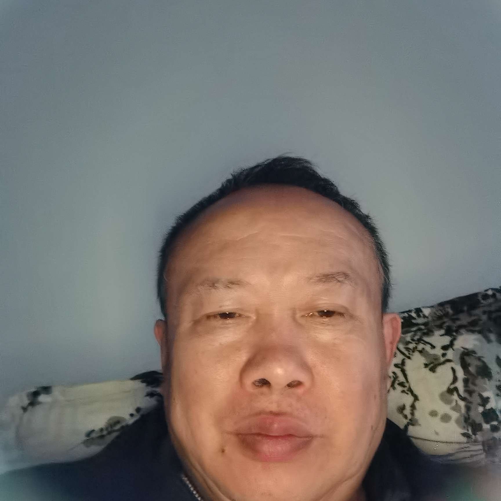 认真有青花的照片