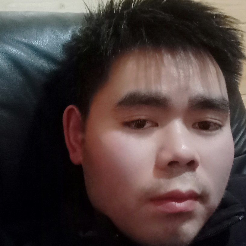 微笑，晴天。的照片