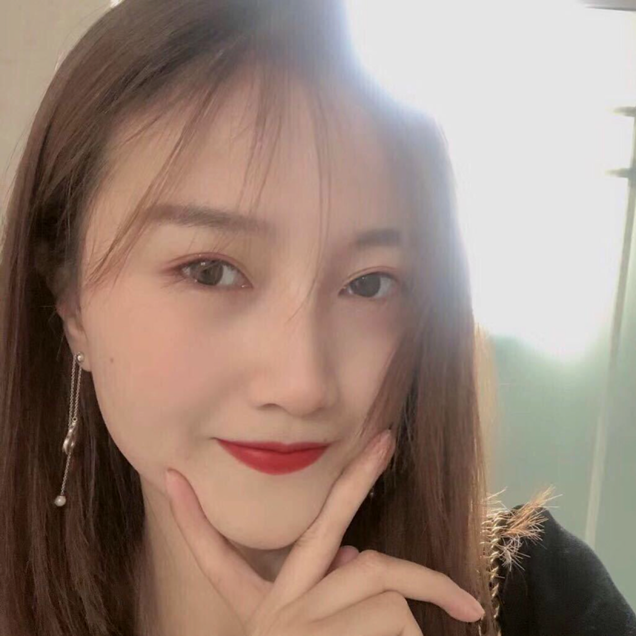 素颜出门的姑娘，的照片