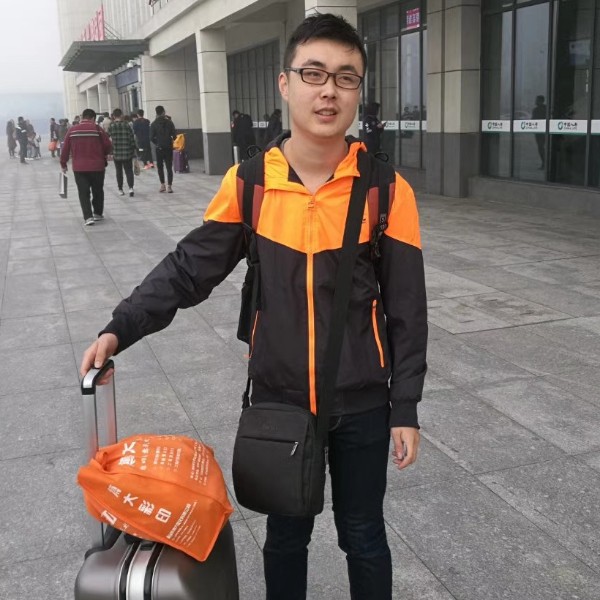 微笑时的照片