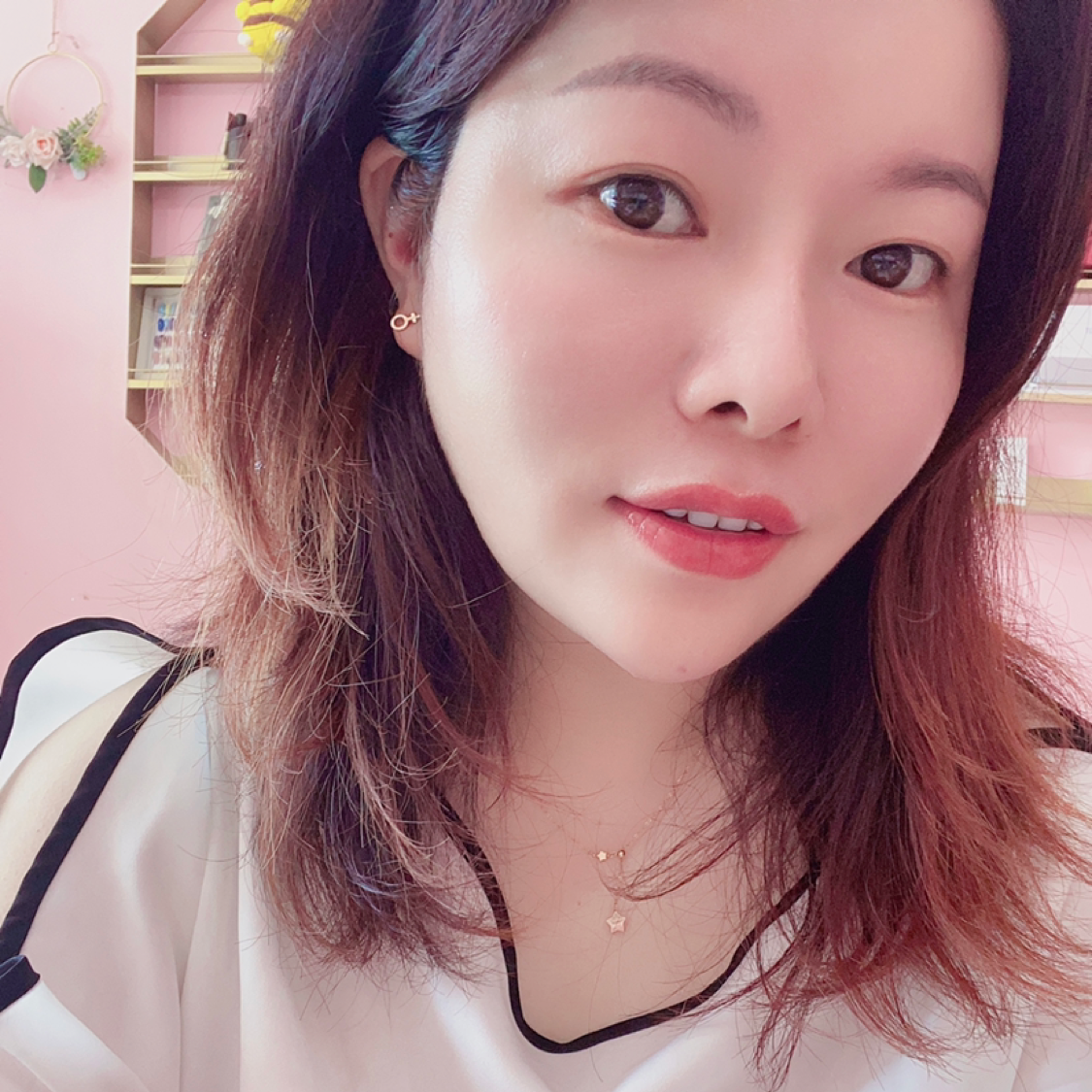 海蓝佳人的照片