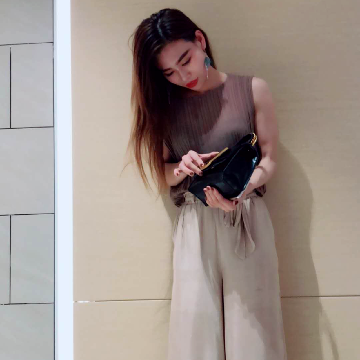 涟漪扯朴素的照片