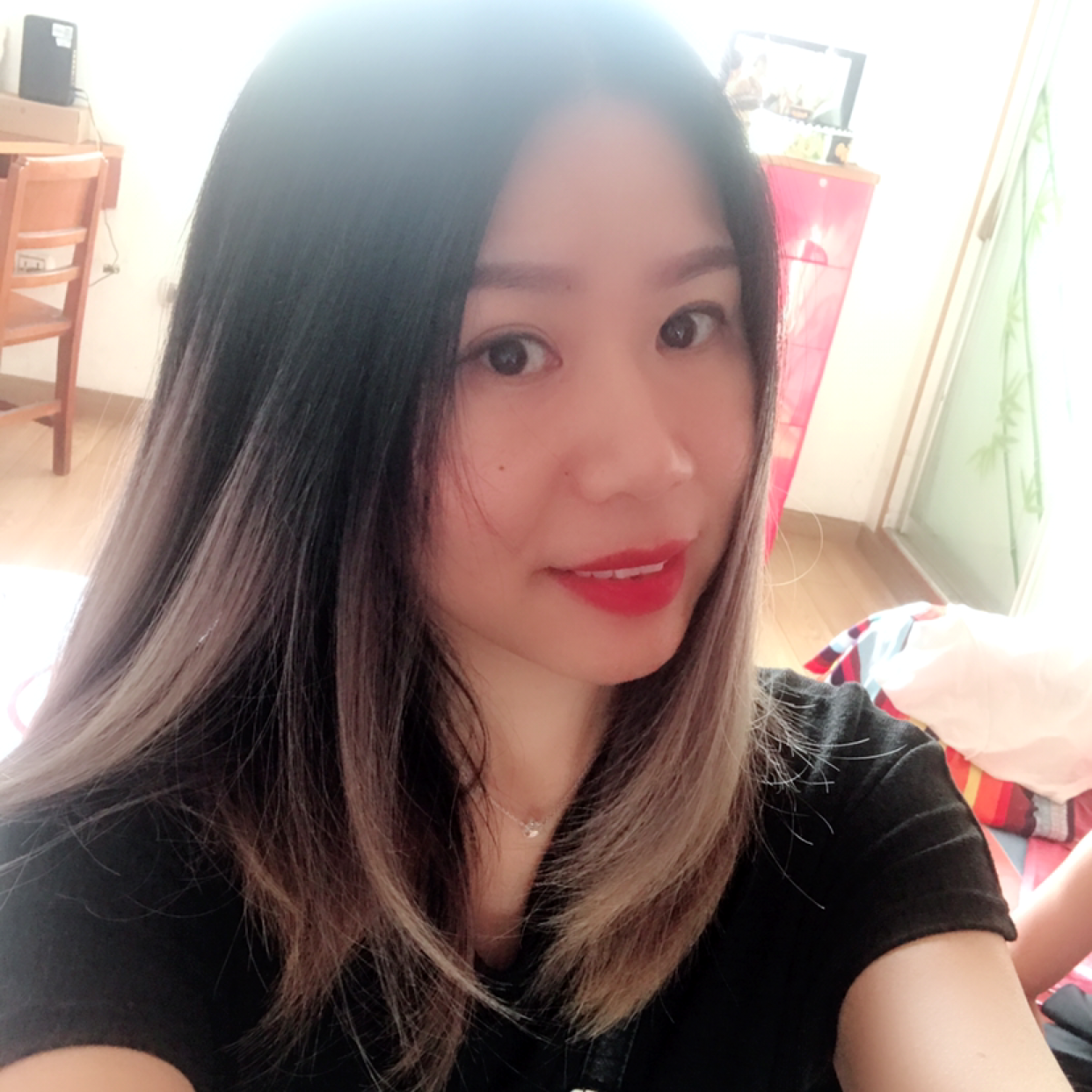 暖阳改变彩色的照片