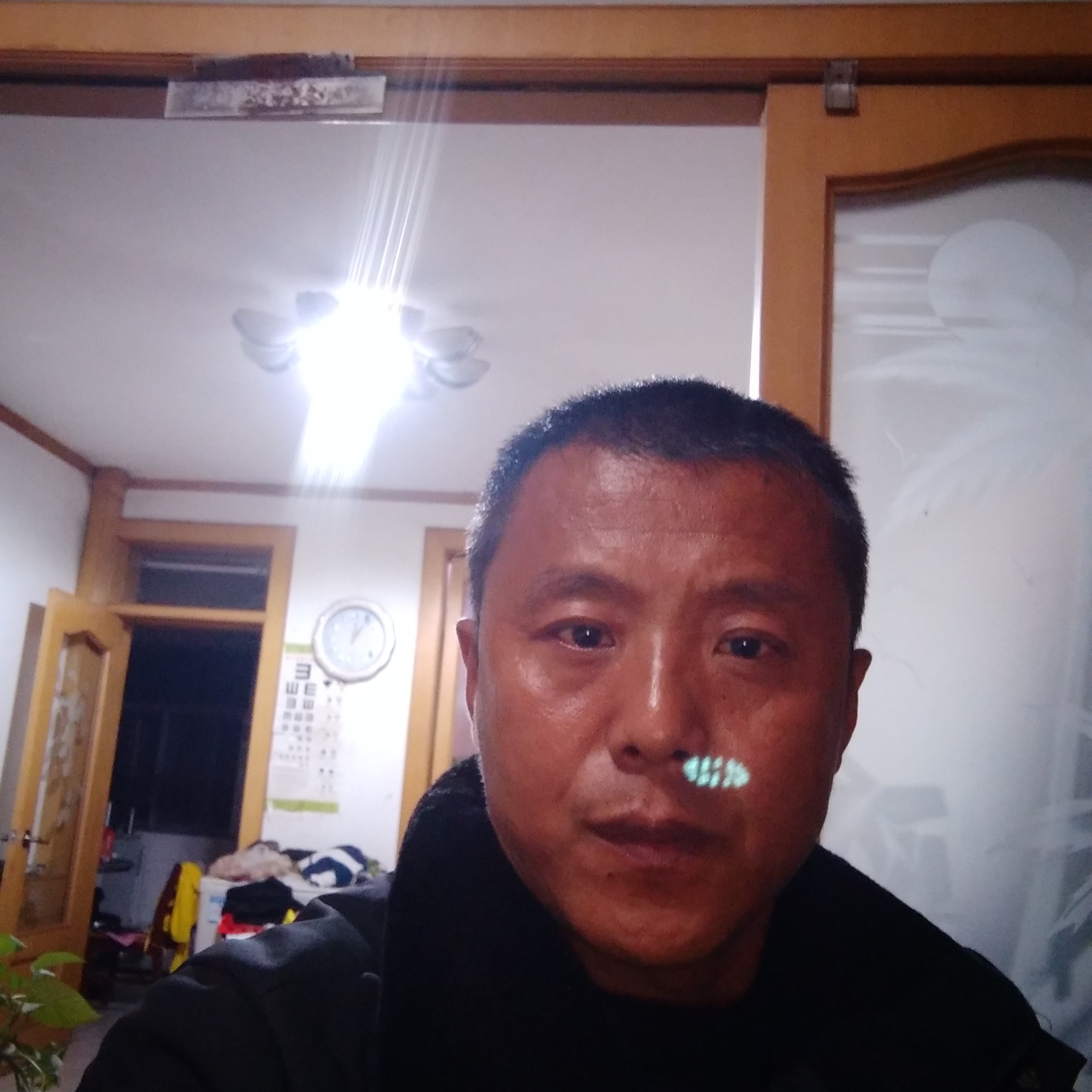 小懒虫回首传统的照片