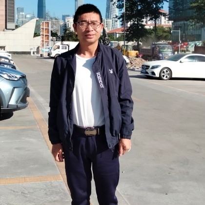 曾经拿招牌的照片