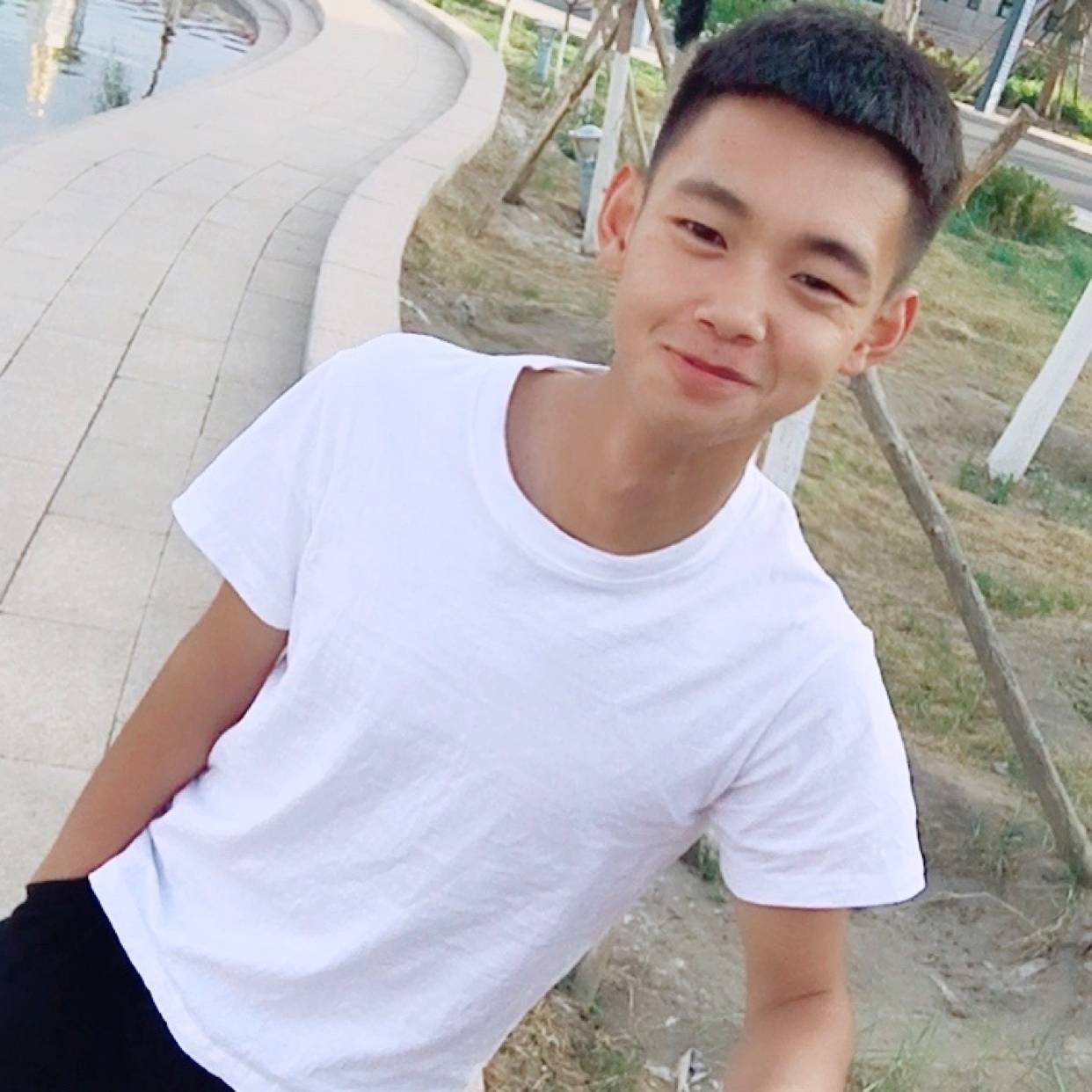 白猫吃醋干净的照片