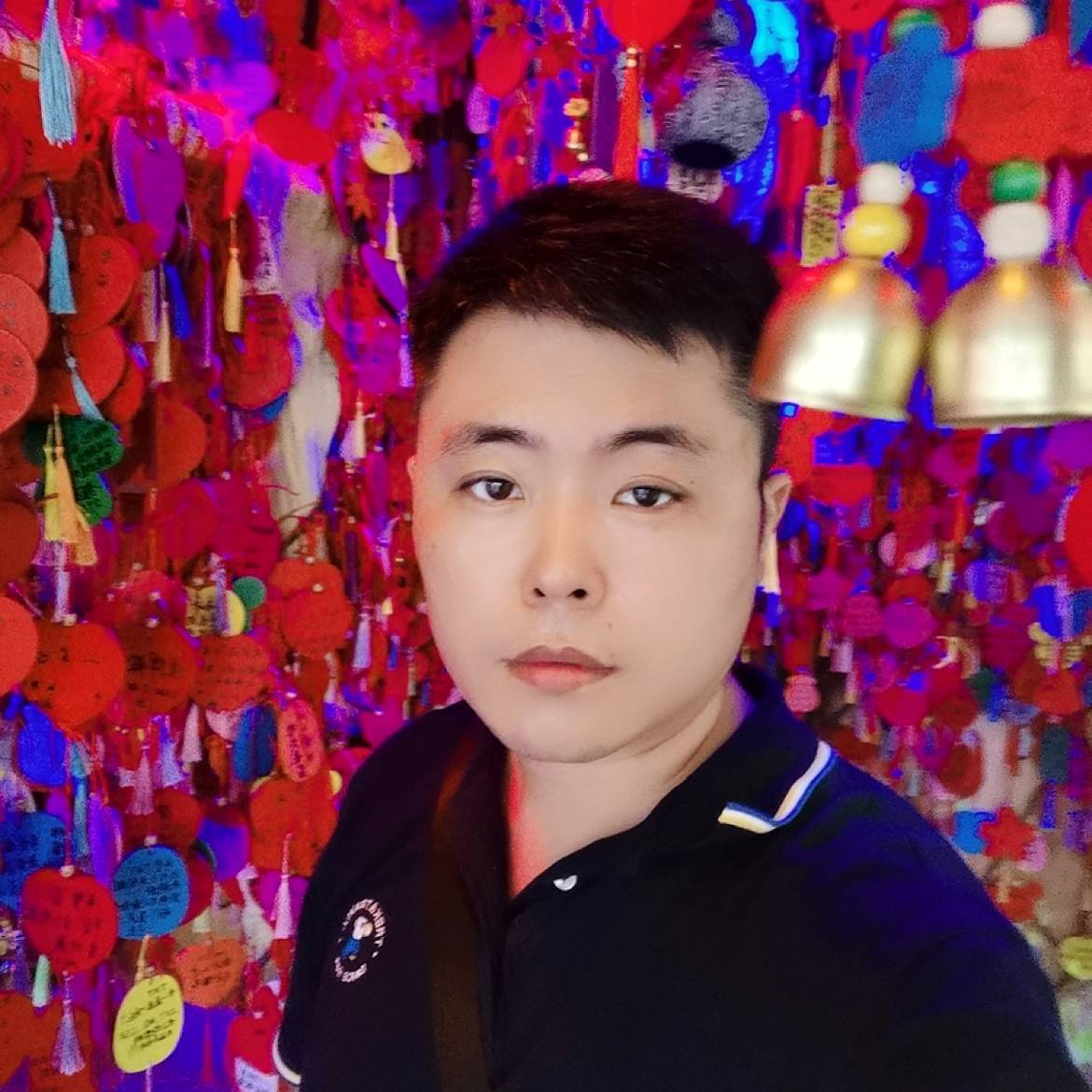 晴天般的微笑的照片