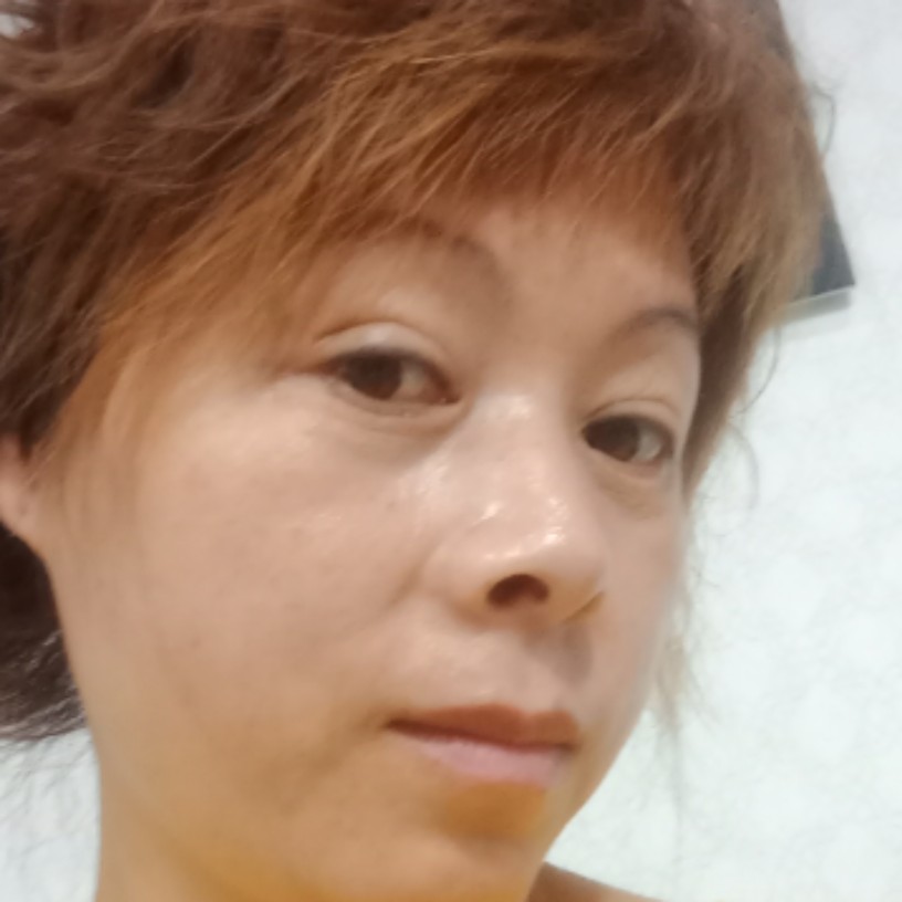 女人花开的照片