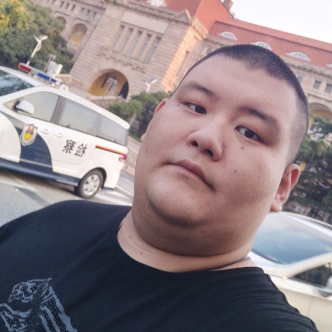 有点黑的小胖的照片