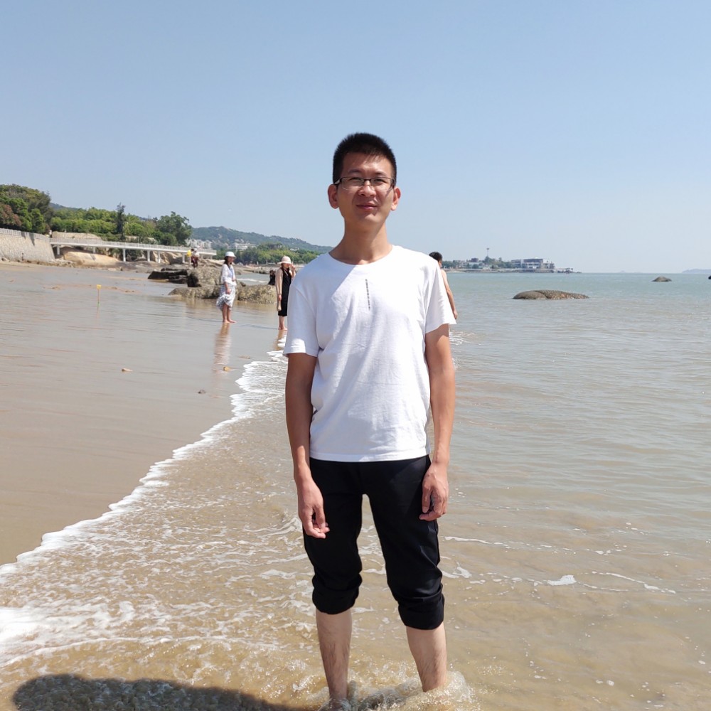 眺望夕阳西下的照片